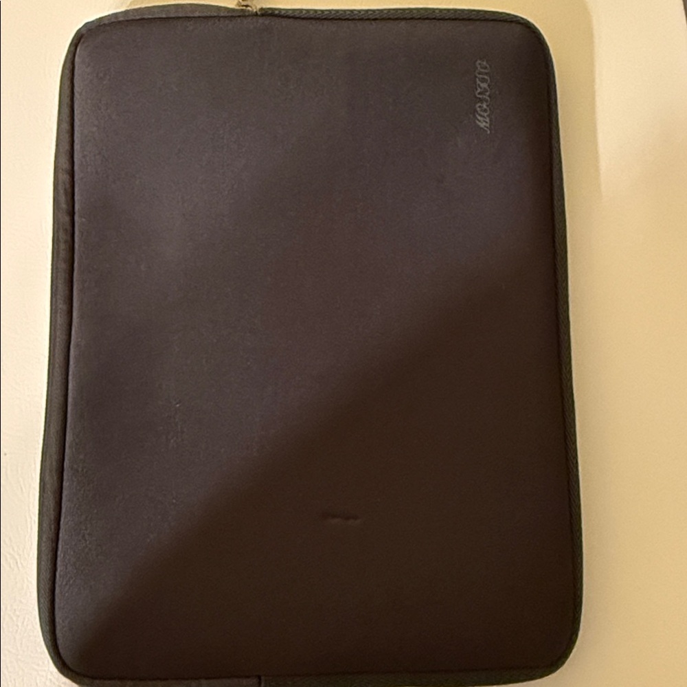Black Laptop Sleeve with Subtle Logo